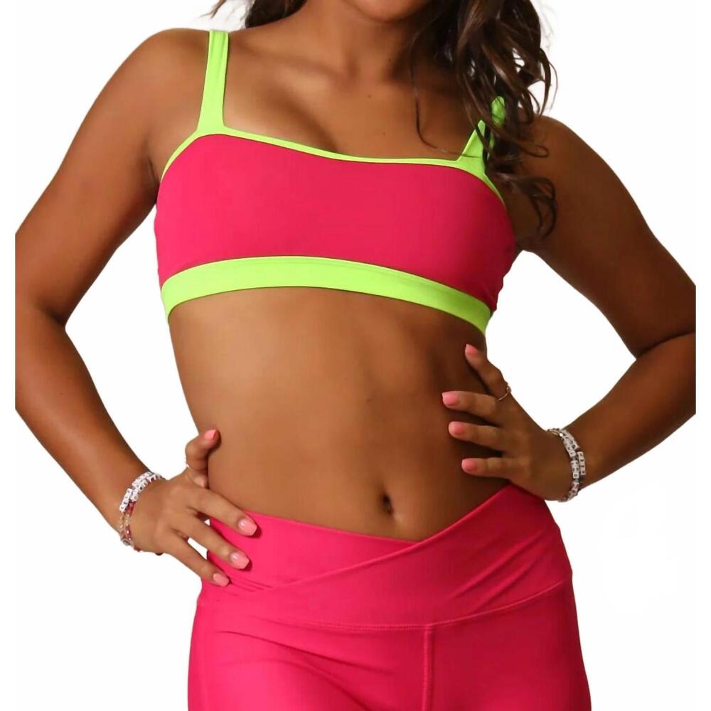 NEW TIGER FRIDAY echo crop top in tart/fijii